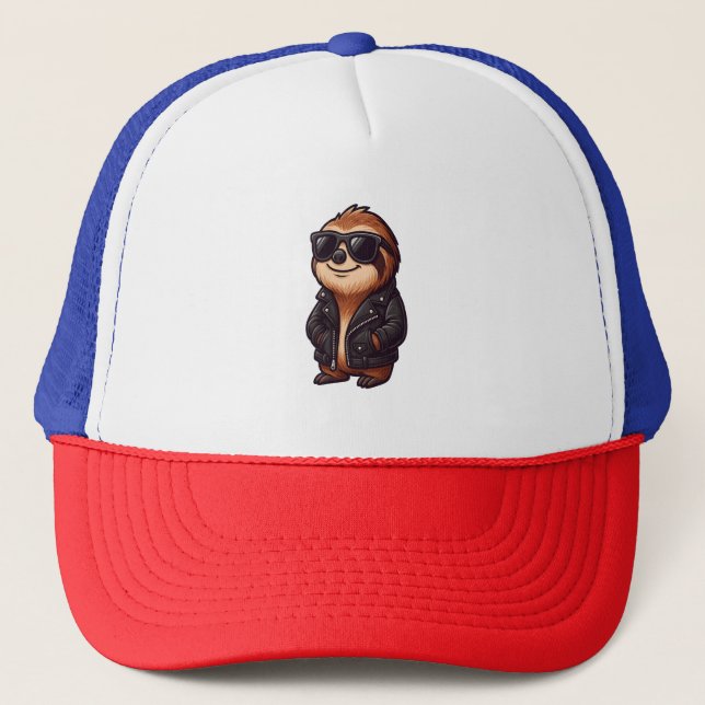 Gorra De Camionero Sloth Chill Mood (Anverso)