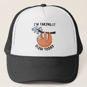 Gorra De Camionero Sloth lo estoy tomando lento hoy