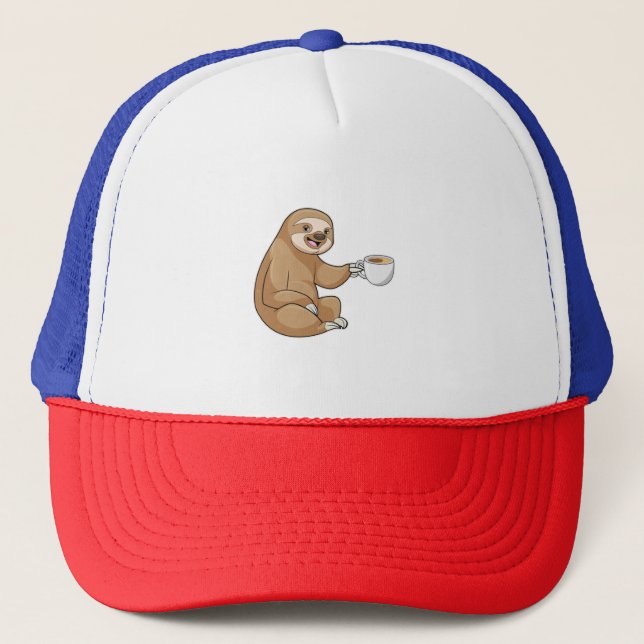 Gorra De Camionero Sloth with Cup (Anverso)