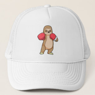 Gorra De Camionero Slots as Boxer con guantes de boxeo