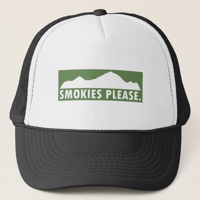 Gorra De Camionero Smokies Por Favor (Anverso)