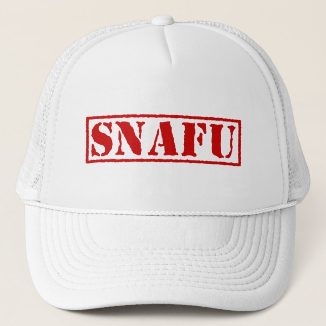 GORRA DE CAMIONERO SNAFU (Anverso)