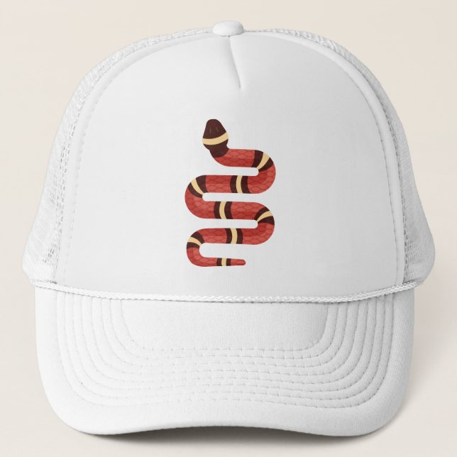 Gorra De Camionero Snake Cobra serpentea regalo de Python animal rept (Anverso)