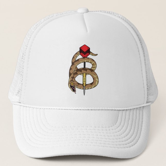 Gorra De Camionero Snake en Darts con Dart (Anverso)