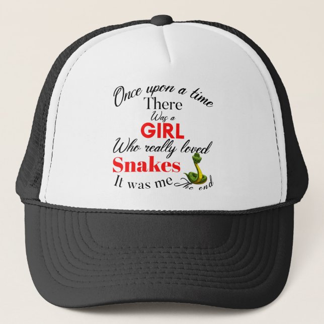 Gorra De Camionero snakes girl (Anverso)