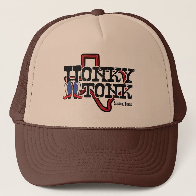 Gorra De Camionero Snapback de Tonk Tejas del Honky (Anverso)