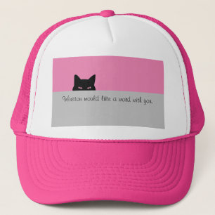 Gorra De Camionero Sneaky Cat Trucker Hat