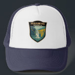 Gorra De Camionero Snoqualmie Falls Washington Waterfall Vintage<br><div class="desc">Diseño artístico vectorial de las Cataratas de Snoqualmie. Situado al este de Seattle,  en el río Snoqualmie,  entre Snoqualmie y la Ciudad Oeste,  Washington. Es una de las atracciones más populares de Washington.</div>