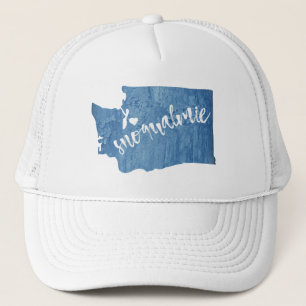 Gorra De Camionero Snoqualmie Washington Wood Grain