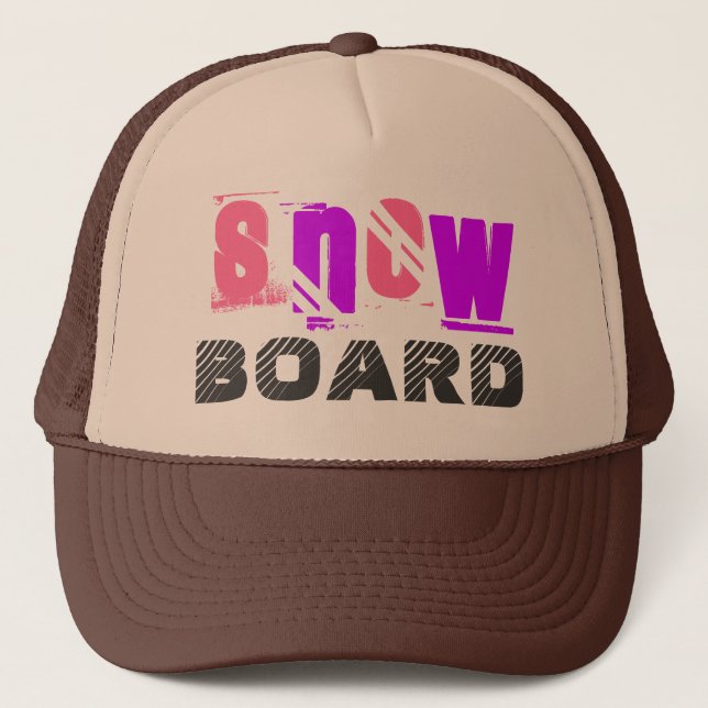 Gorra De Camionero Snowboard (Anverso)