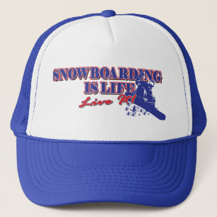 Gorra De Camionero Snowboard-is-Life-Live-It