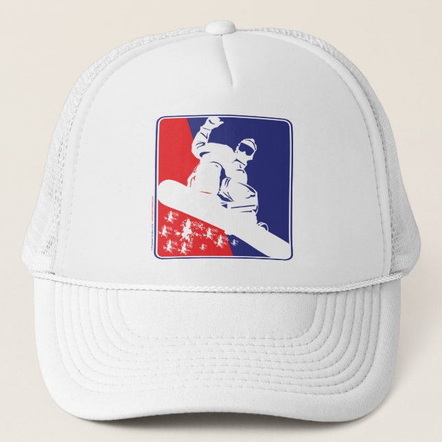 Gorra De Camionero Snowboarding, EE.UU. (Anverso)