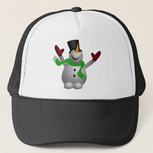 Gorra De Camionero Snowman (Anverso)