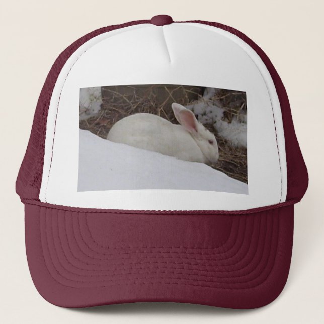 Gorra De Camionero Snowy Bunny (Anverso)