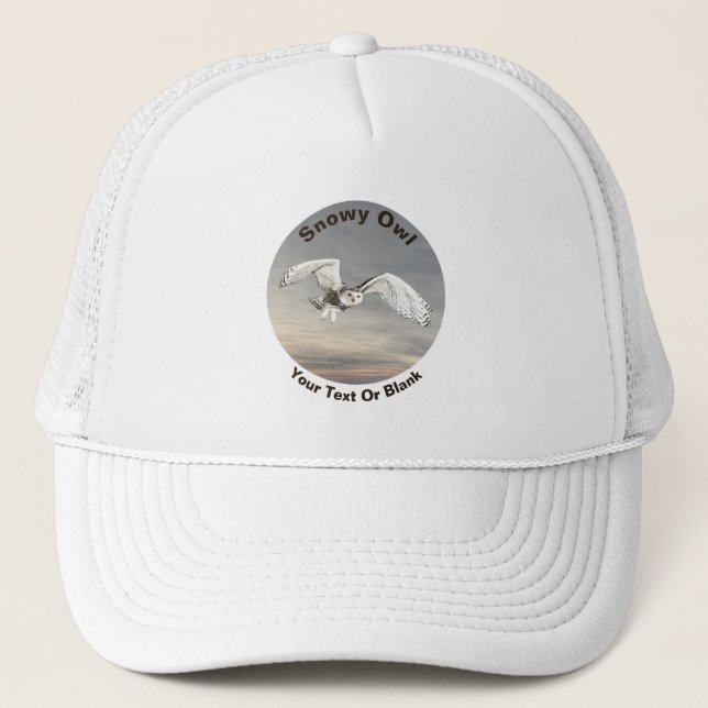 Gorra De Camionero Snowy Owl (Anverso)