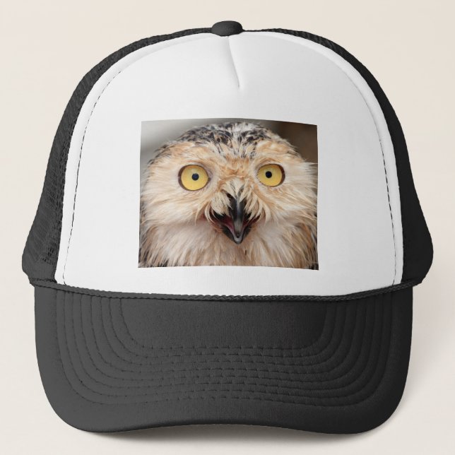 Gorra De Camionero Snowy Owl (Anverso)