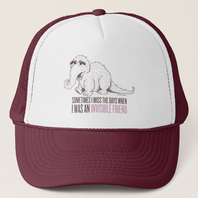 Gorra De Camionero Snuffleupagus | A veces extraño los días (Anverso)