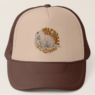 Gorra De Camionero Snuffleupagus B&W Dibujo de esbozo