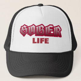 Gorra De Camionero Sober Life Red