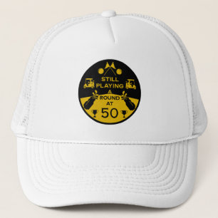 Gorra De Camionero Sobre el golfista de cumpleaños de Hill
