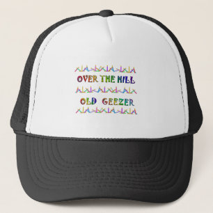 Gorra De Camionero Sobre el viejo Geezer de la colina