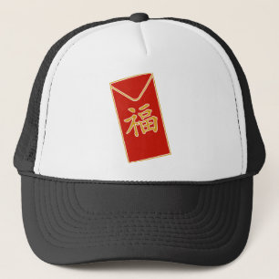 Gorra De Camionero Sobre rojo Motif
