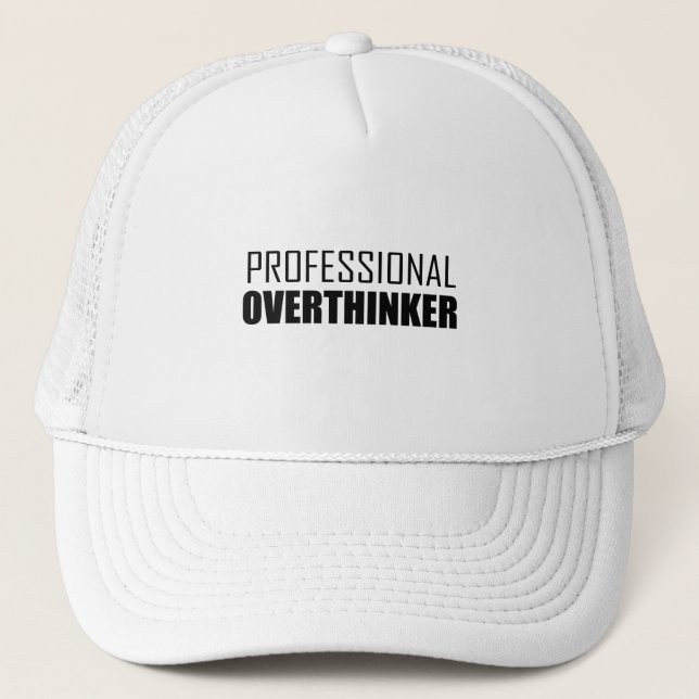 Gorra De Camionero Sobrepensador profesional (Anverso)