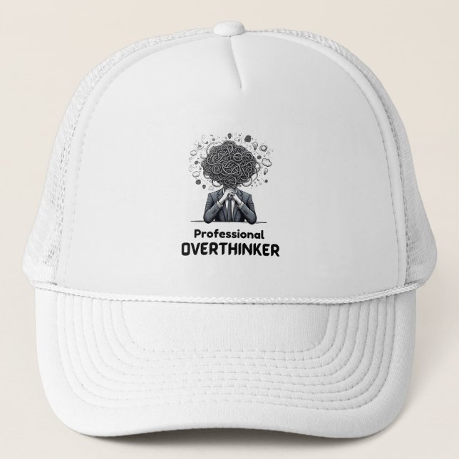 Gorra De Camionero Sobrepensador profesional (Anverso)