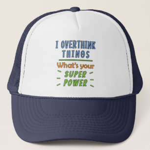 Gorra De Camionero Sobrepensar las cosas