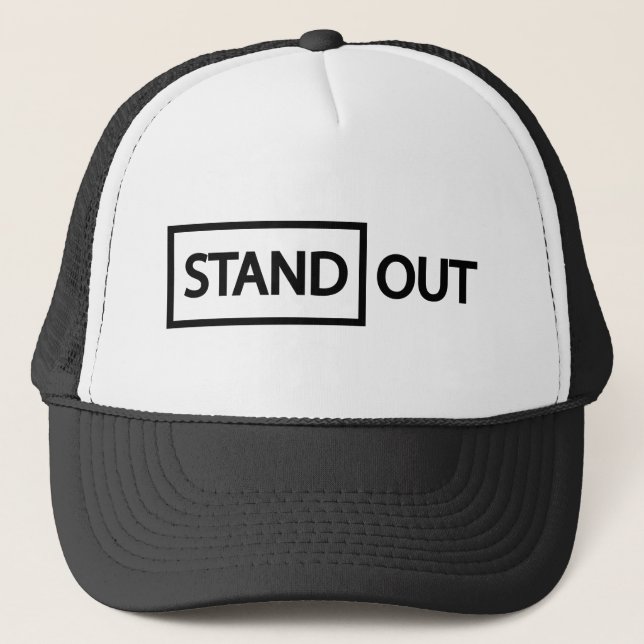 Gorra De Camionero Sobresaliente que destaca (Anverso)