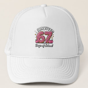 Gorra De Camionero Sobreviví 67 Días de Escuela 100 Días de Escuela