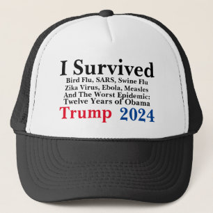 Gorra De Camionero Sobreviví a 12 años de Obama: Trump 2024