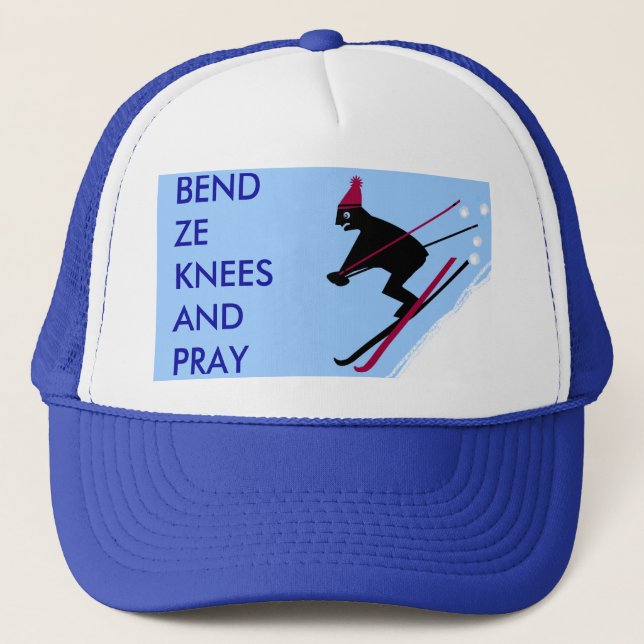 Gorra De Camionero Sobreviví a la temporada de esquí (Anverso)