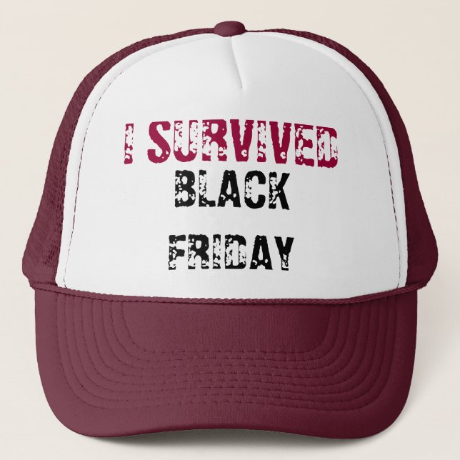 GORRA DE CAMIONERO SOBREVIVÍ EL VIERNES NEGRO - CAP (Anverso)