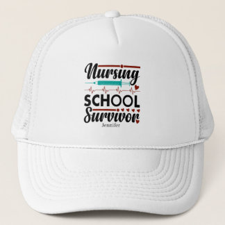 Gorra De Camionero Sobreviviente de escuela de enfermería