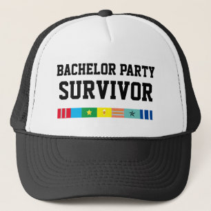 Gorra De Camionero SOBREVIVIENTE DEL PARTIDO BACHELOR DE LA Novedad d