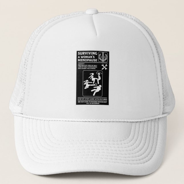 Gorra De Camionero Sobrevivir A La Menopausia (Anverso)