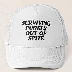 Gorra De Camionero Sobrevivir Simplemente Fuera De Espiga