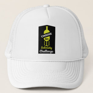 Gorra De Camionero Sobriedad del alcohol Apoyo Teetotal sin alcohol