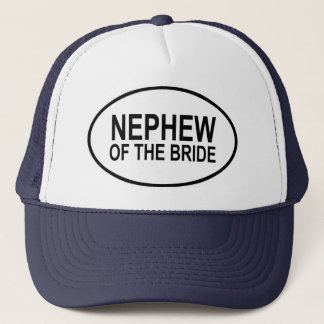 Gorra De Camionero Sobrino de la novia que casa óvalo