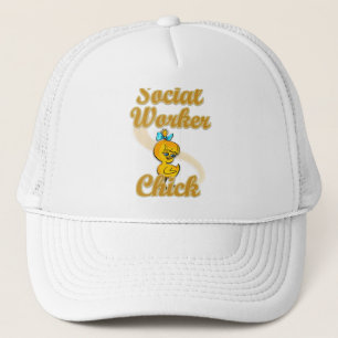 Gorra De Camionero Social Worker Chick