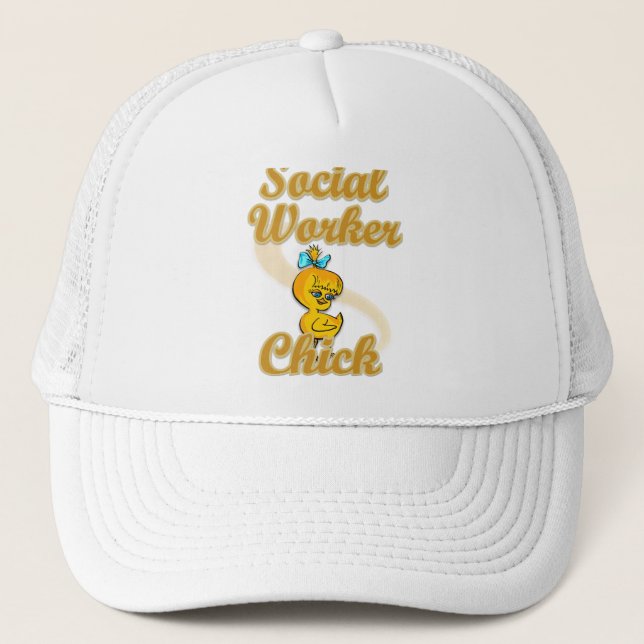 Gorra De Camionero Social Worker Chick (Anverso)