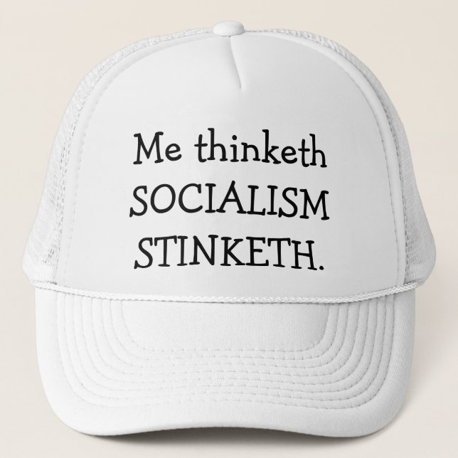 GORRA DE CAMIONERO SOCIALISMO STINKETH (Anverso)