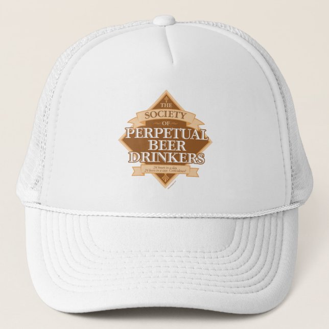 Gorra De Camionero Sociedad de Beer Beer Drinkers Trucker Hat (Anverso)