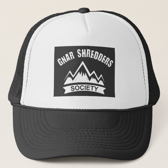 Gorra De Camionero Sociedad de las trituradoras de Gnar (Anverso)
