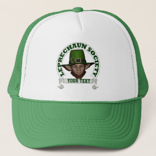 Gorra De Camionero Sociedad de leprechaun personalizada Día de San Pa
