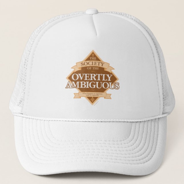 Gorra De Camionero Sociedad de Lo Demasiado Ambiguo (Anverso)