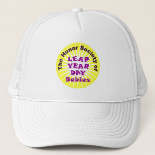 GORRA DE CAMIONERO SOCIEDAD DEL HONOR DE LOS BEBÉS DEL DÍA DEL AÑO