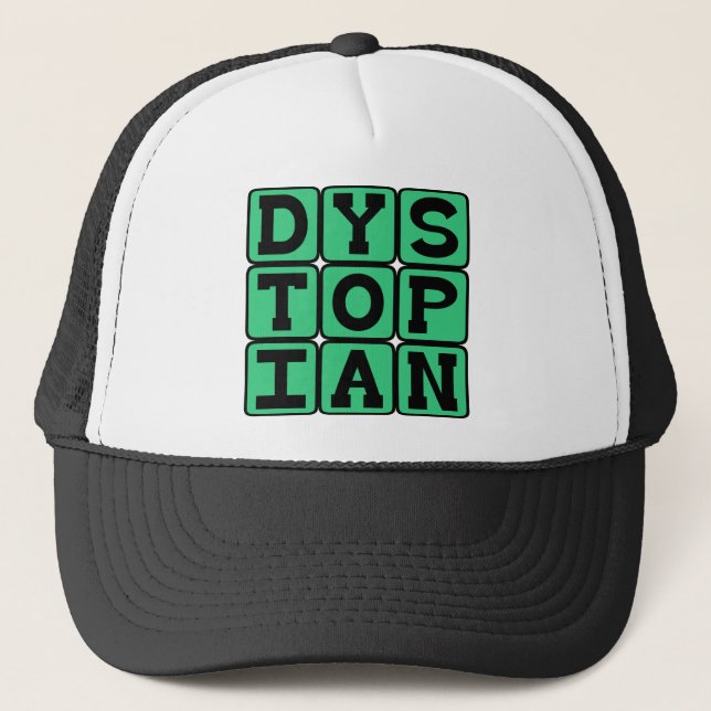 Gorra De Camionero Sociedad distópica y miserable (Anverso)