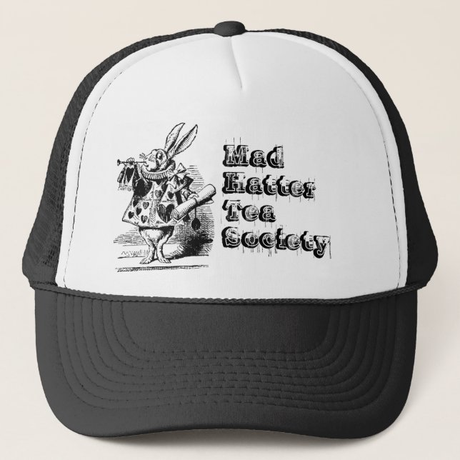 Gorra De Camionero Sociedad enojada del té del sombrerero (Anverso)